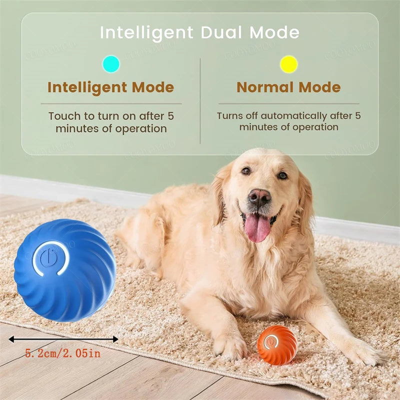 Smart Pet Toy – Electronic Bouncing Ball for Dogs & Cats