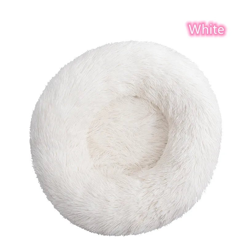 Washable Cat Donut Bed – Ultra Soft Plush Comfort for Peaceful Sleep