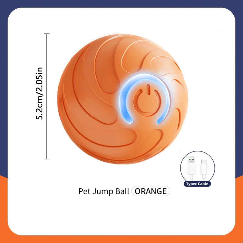 Smart Pet Toy – Electronic Bouncing Ball for Dogs & Cats