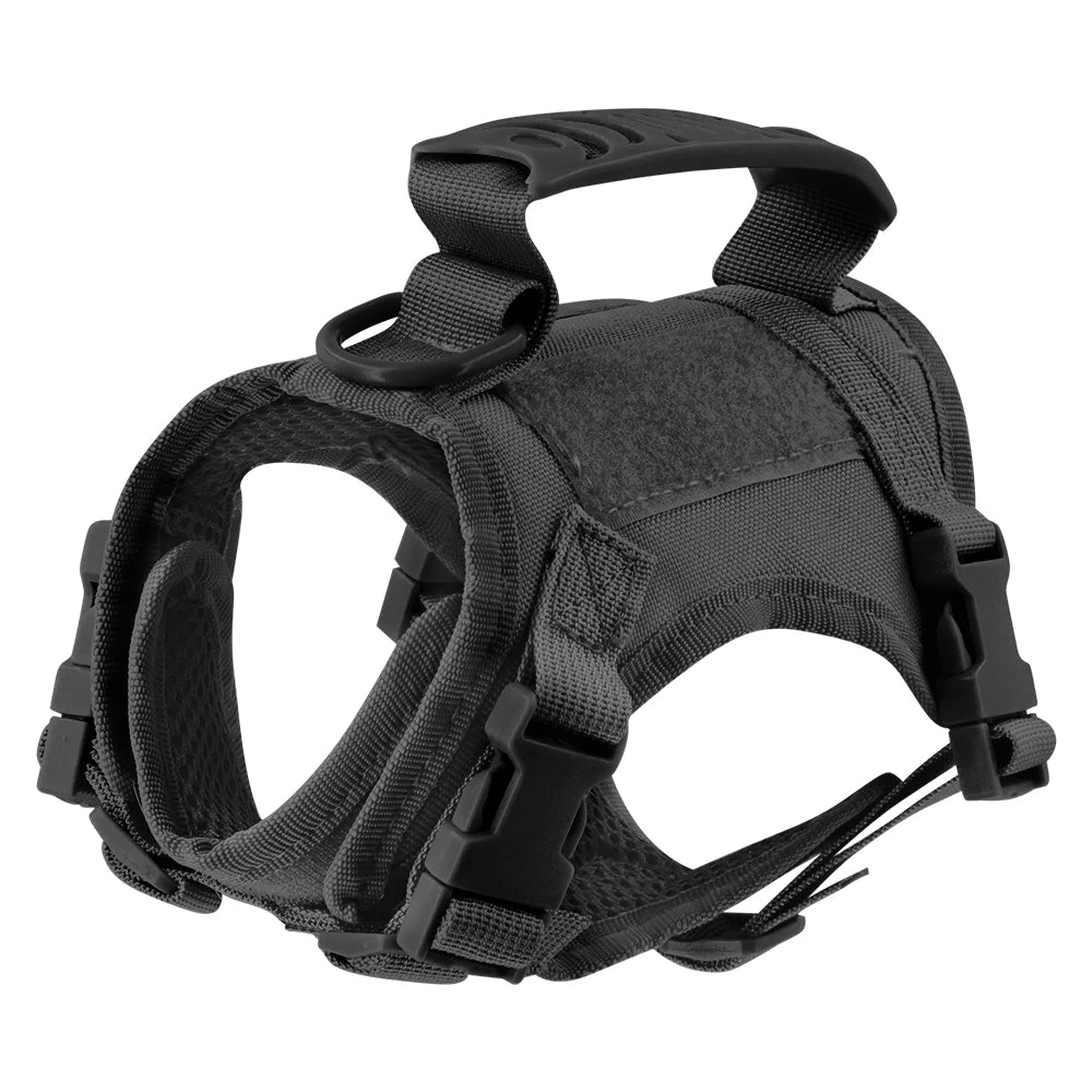 Tactical Cat & Dog Harness – Adjustable Military Vest with Control Handle