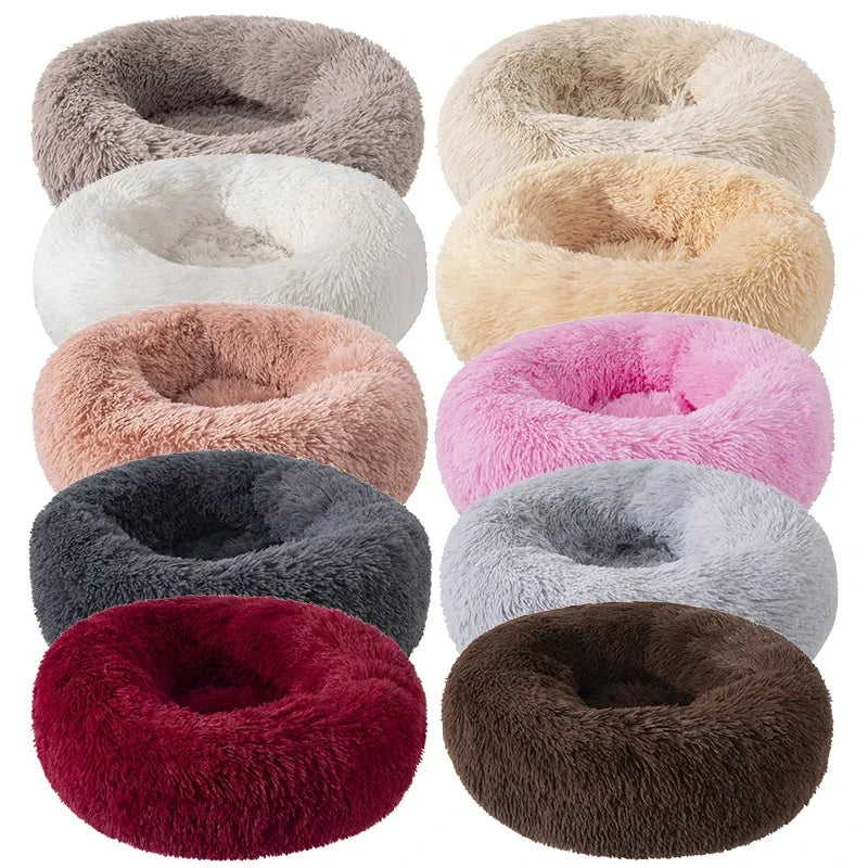 Washable Cat Donut Bed – Ultra Soft Plush Comfort for Peaceful Sleep