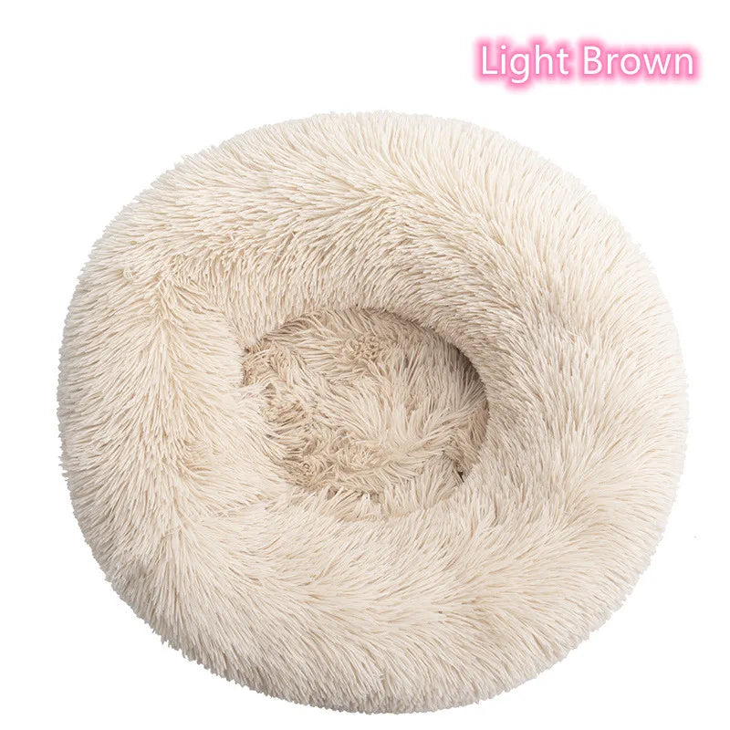 Washable Cat Donut Bed – Ultra Soft Plush Comfort for Peaceful Sleep