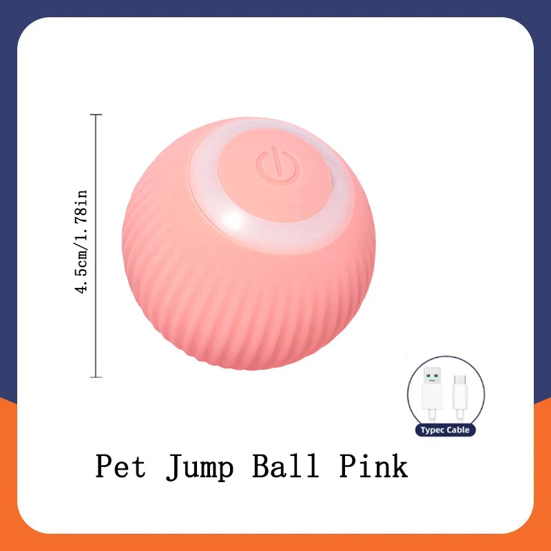 Smart Pet Toy – Electronic Bouncing Ball for Dogs & Cats