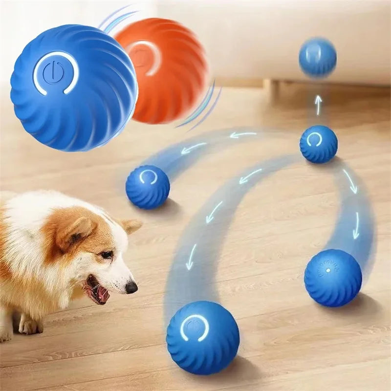 Smart Pet Toy – Electronic Bouncing Ball for Dogs & Cats