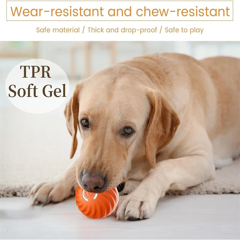 Smart Pet Toy – Electronic Bouncing Ball for Dogs & Cats