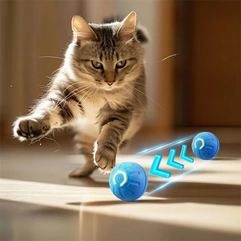 Smart Pet Toy – Electronic Bouncing Ball for Dogs & Cats