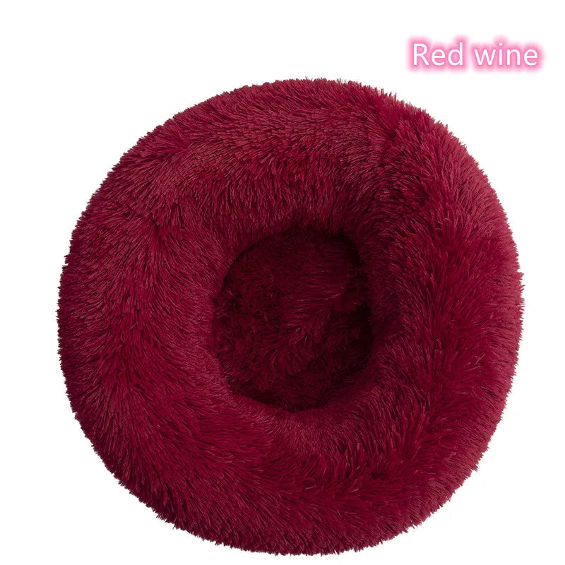 Washable Cat Donut Bed – Ultra Soft Plush Comfort for Peaceful Sleep