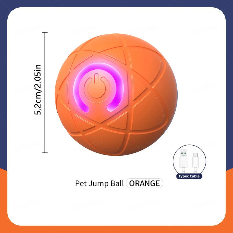 Smart Pet Toy – Electronic Bouncing Ball for Dogs & Cats