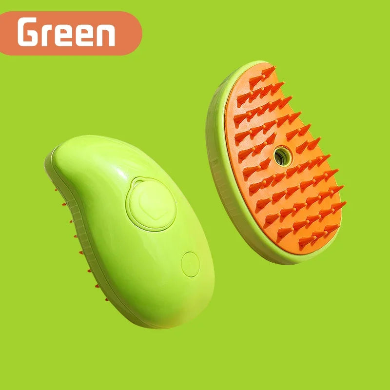 Foldable Rotatable Pet Brush – Bath, Massage & De-shedding Tool