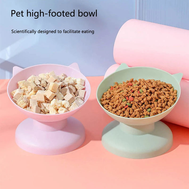 Adjustable Elevated Cat & Dog Bowls – Easy to Eat, Easy to Clean