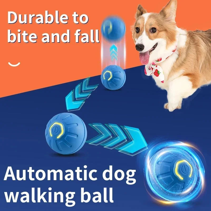 Smart Pet Toy – Electronic Bouncing Ball for Dogs & Cats