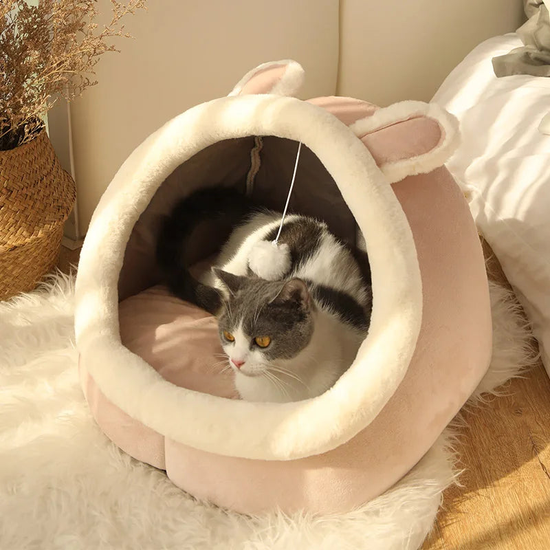Foldable Pet Mat & Bag Bed – Cozy, Washable, and Cute Design