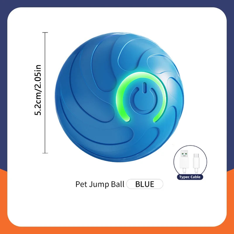 Smart Pet Toy – Electronic Bouncing Ball for Dogs & Cats