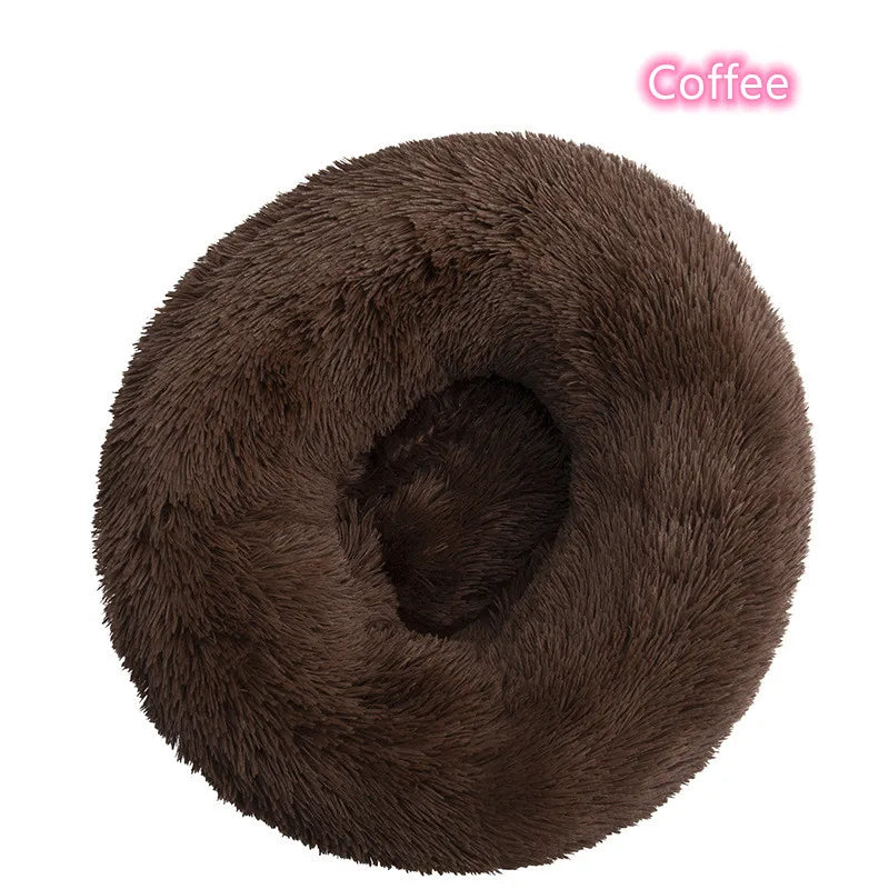 Washable Cat Donut Bed – Ultra Soft Plush Comfort for Peaceful Sleep